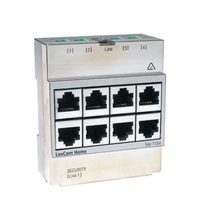 VDIR626104 LexCom Home, Premium, tele mod. T104, 8 ports Parallel, Schneider Electric