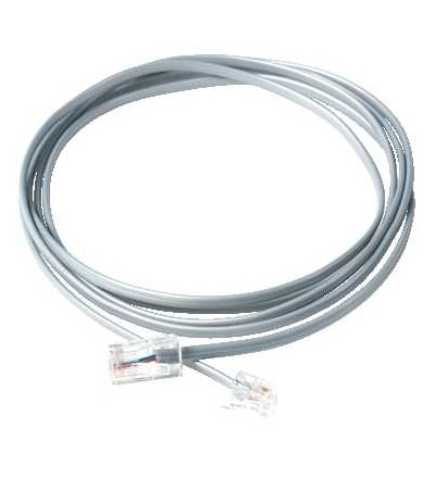 VDIR642103 LexCom Home-performance-telefonní propoj. kabel RJ11/RJ45-pár 4/5-stříbrný-5m, Schneider Electric