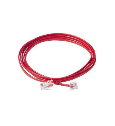 VDIR642108 LexCom Home, Premium, tele připoj. kabel RJ11 UTP, red, 2m, Schneider Electric