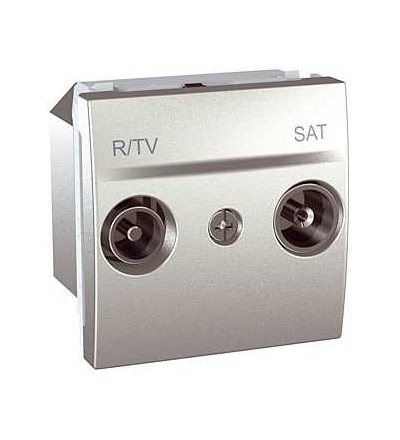 MGU3.454.30 Unica Top/Class, zásuvka R-TV/SAT, koncová, alu., Schneider Electric