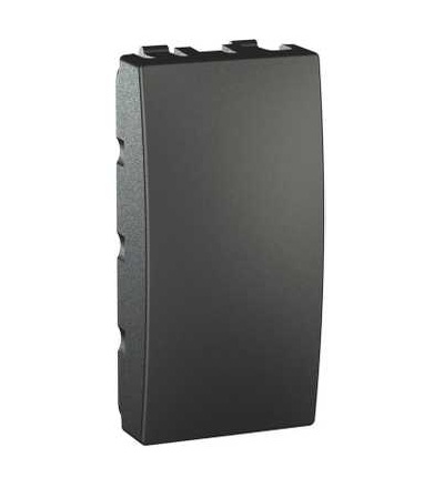 MGU9.865.12 Unica Top/Class, záslepný kryt, 1mod., grafit, Schneider Electric
