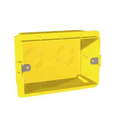 MGU8.603 Unica Allegro, inst. krabice pro montáž pod omítku, 3mod., 10 otv., yellow, Schneider Electric