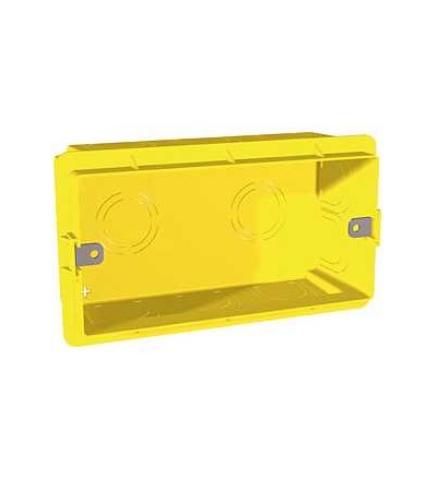 MGU8.604 Unica Allegro, inst. krabice pro montáž pod omítku, 4mod., 10 otv., yellow, Schneider Electric
