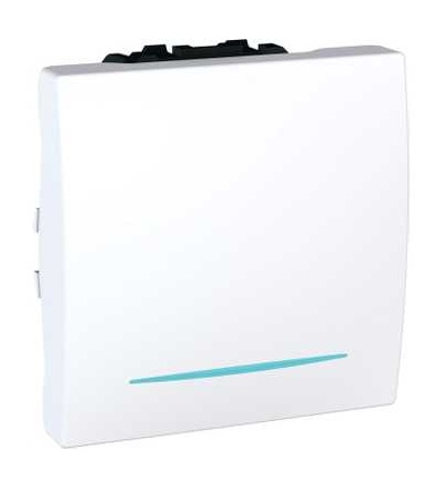 MGU3.261.18N Unica, spínač jednopólový, 16AX 250V AC, 2mod., polar, Schneider Electric
