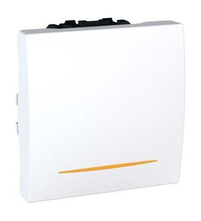 MGU3.262.18S Unica, spínač dvojpólový, 16AX 250V AC, 2mod., polar, Schneider Electric