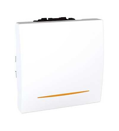 MGU3.263.18S Unica, přepínač střídavý, řazení 6, 16AX 250V AC, 2mod., polar, Schneider Electric