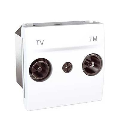 MGU3.451.18 Unica, zásuvka TV/FM, koncová, polar, Schneider Electric