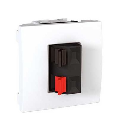 MGU3.486.18 Unica, svorky pro připojení reproduktorů, 2mod., polar, Schneider Electric