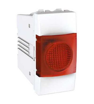 MGU3.775.18R Unica, indikační světlo, 220V AC, 1mod., red, polar, Schneider Electric