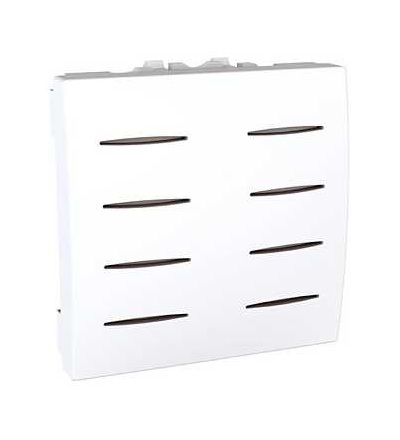 MGU3.785.18 Unica, bzučák, 230V AC, 2mod., nacvak., polar, Schneider Electric
