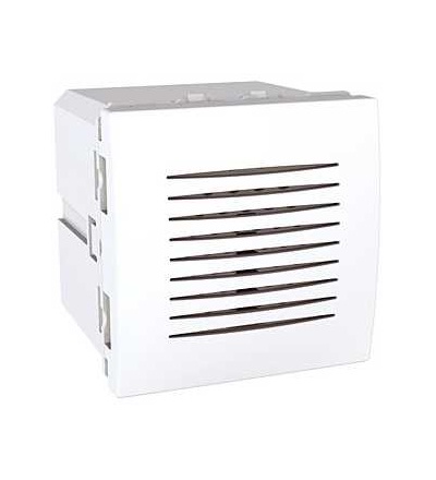 MGU3.786.18 Unica, elektronický dveřní zvonek, 230V AC, 2mod., clip-in, polar, Schneider Electric