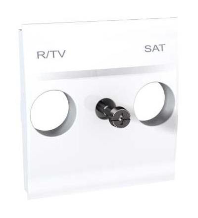 MGU9.441.18 Unica, krycí deska pro zásuvku R-TV/SAT, 2mod., polar, Schneider Electric