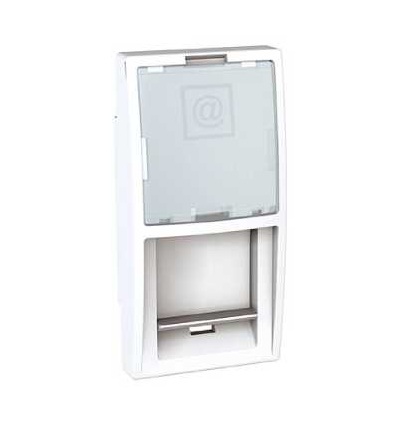 MGU9.461.18 Unica-kryt datové zásuvky pro kon.AMP,KRONE-LUCENT a ATT (Avaya)-1modul-polar, Schneider Electric