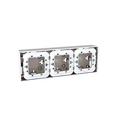 MGU87.026.18 Unica Plus-krabice pro montáž na omítku vč.plast.mont.rámečku-6m-6 otv.-polar, Schneider Electric