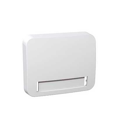 WDE000506 Cedar Plus, kryt s popisovým polem, bílá, Schneider Electric