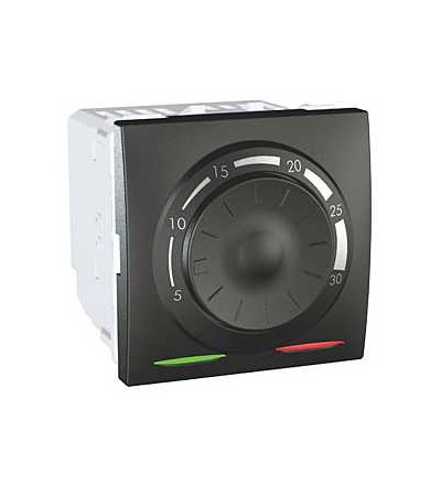 MGU3.501.12 Unica Top/Class, termostat otočný, 230V AC-2m- grafit, Schneider Electric