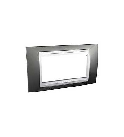 MGU6.104.824 Unica Plus, krycí rámeček, 4mod., champagne/polar, Schneider Electric