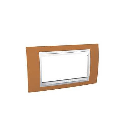 MGU6.104.869 Krycí rámeček Allegro čtyřmodulový, Orange/polar, Schneider Electric