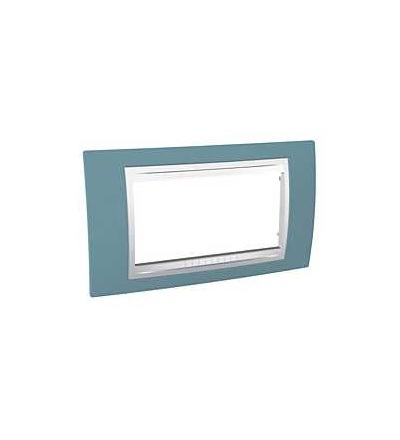 MGU6.104.873 Krycí rámeček Allegro čtyřmodulový, Manganese/polar, Schneider Electric