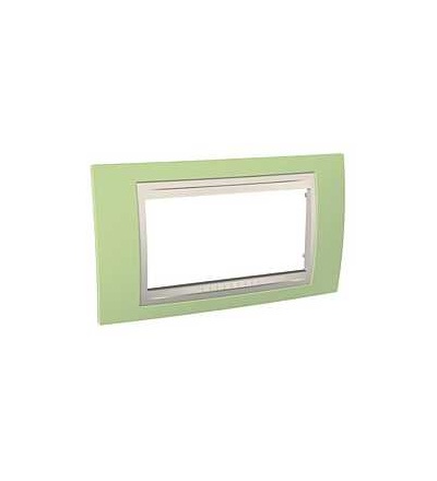 MGU6.104.563 Krycí rámeček Allegro čtyřmodulový, Manzana/marfil, Schneider Electric