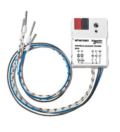 MTN670802 KNX tlačítkové rozhraní 2-násobné plus, Polar, Schneider Electric