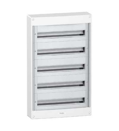 PRA45524 Pragma povrch. montáž, IP30, 5x24modulů, bez dveří, Schneider Electric