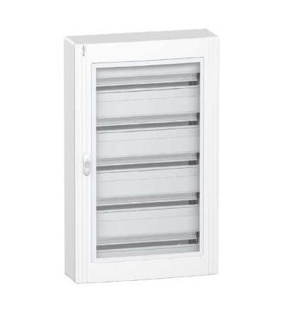 PRA21524 Pragma povrch. montáž, IP40, 5x24modulů, průhl. dveře, Schneider Electric