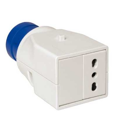 PKZA201 Pratika system adaptér, 1 zás., Italy, 16A, 2p+E, 220V 50/60Hz, Schneider Electric