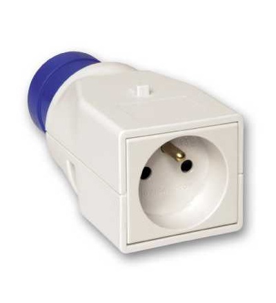 PKZA204 Pratika adaptér, 1 zásuvka, French, 16A, 2p+E, 220V 50/60Hz, Schneider Electric