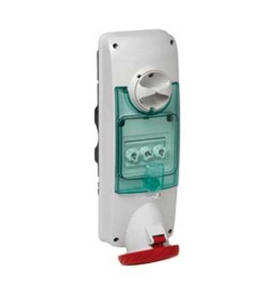 PKB63R534 Unika blokovaná zásuvka, 63A, 3p+E, 380...415 V AC, IP65, nástěnná, Schneider Electric