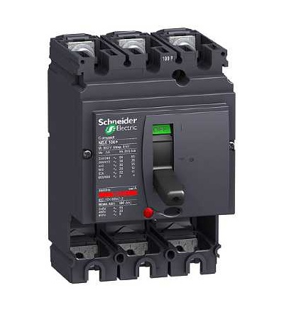 LV429014 Circuit breaker Compact NSX100B, 100A, 3p, without trip unit, Schneider Electric