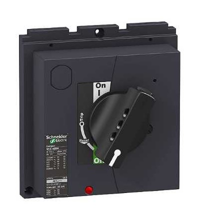 LV432597 Přímá otočná rukojeť, černá, pro NSX400..630, Schneider Electric