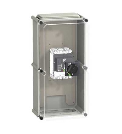 LV432666 Skříňka, plast, IP55, standardní otočná rukojeť, pro Vigi NSX400..630, Schneider Electric
