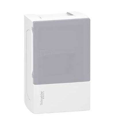 MIP12104T Mini Pragma rozvodnice pro povrch. montáž, 1x4mod., šedé matné dveře, Schneider Electric