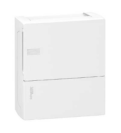 MIP12108 Mini Pragma rozvodnice pro povrch. montáž, 1x8mod., plné dveře, Schneider Electric