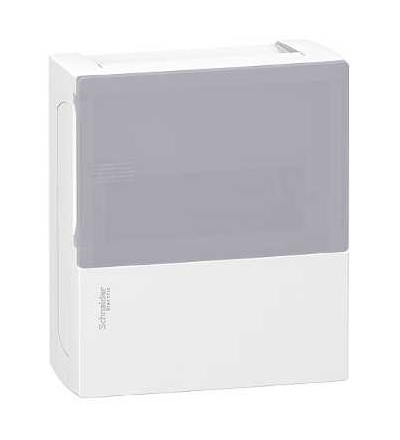 MIP12108T Mini Pragma rozvodnice pro povrch. montáž, 1x8mod., šedé matné dveře, Schneider Electric