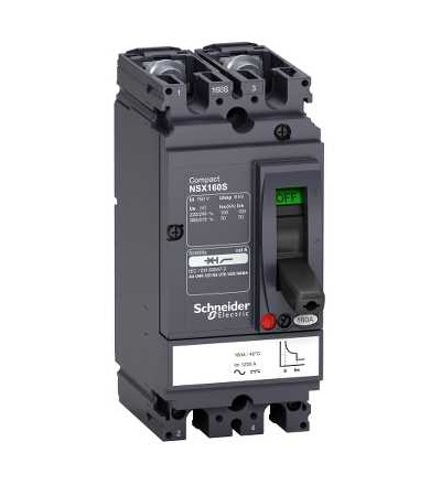 LV438720 Jistič Compact NSX160S, TMD, 160A, 2p 2d, Schneider Electric