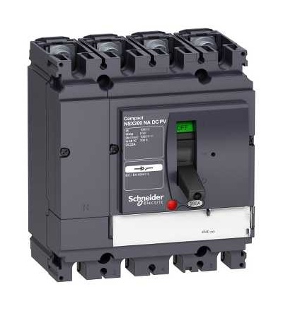LV438250 Odpínač Compact NSX200NA DC PV, 200A, 4p, Schneider Electric