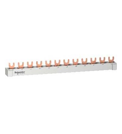 R9XF412G2 Resi9 propojovací lišta, 4p, 12mod., Schneider Electric