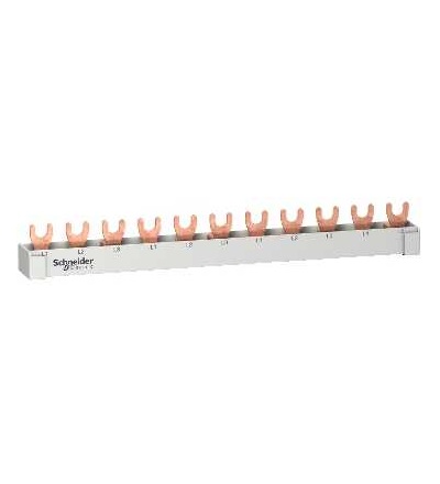 R9XF411G12 Resi9 propojovací lišta, 4p, 11mod., Schneider Electric