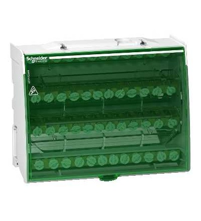 LGY412548 šroubová přípojnice 4p 125A, 48 pozic, Schneider Electric