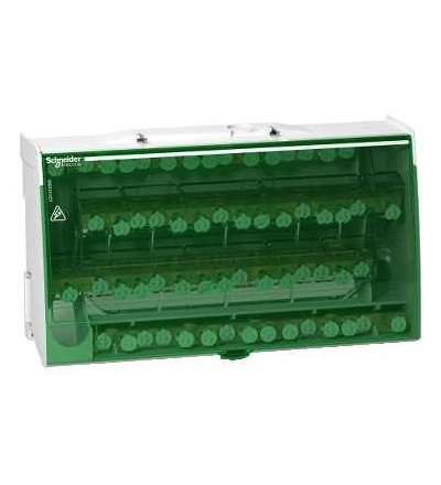 LGY412560 šroubová přípojnice 4p 125A, 60 pozic, Schneider Electric