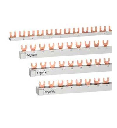 R9XFH418 Resi9 propojovací lišta, 4p N L1 L2 L3, 18mod., Schneider Electric