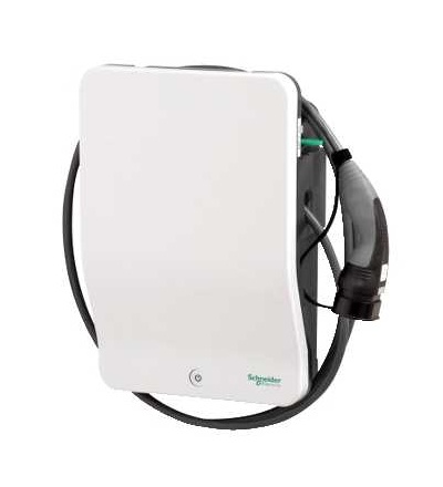 EVH2S3P0AK nabíjecí stanice EVlink Wallbox s integ. kabelem T1 3,7kW - klíč, Schneider Electric