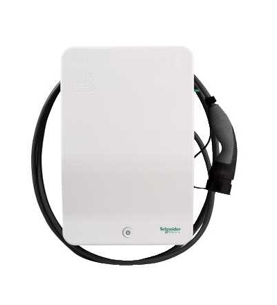 EVH2S7P0CK nabíjecí stanice EVlink Wallbox s integ. kabelem T2 7,4kW - klíč, Schneider Electric