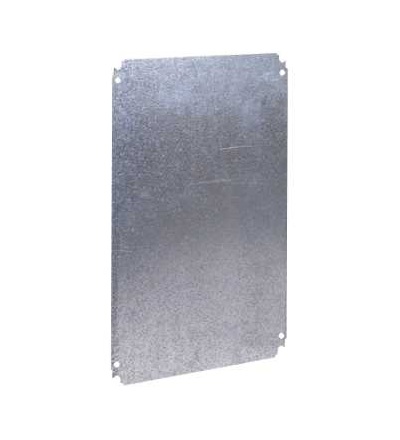 NSYMM44 Plný montážní panel V400xŠ400mm, pozink. ocelový plecV, Schneider Electric