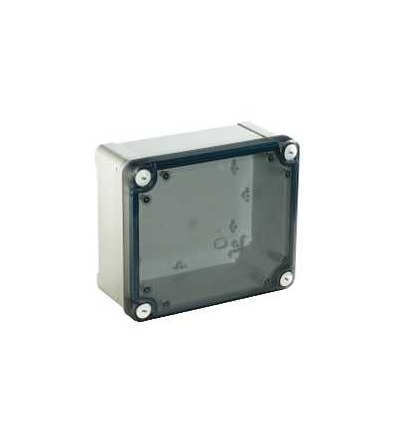 NSYTBS1397T Skříňka ABS IP66 IK07 RAL7035 vnitř.V125Š80H65 vnější V138Š93H72 průhl.kryt V20, Schneider Electric