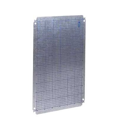 NSYMS53 Montážní panel s rastrem H500xŠ300mm, pozink. ocelový plech, Schneider Electric
