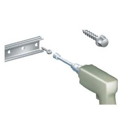 NSYS16M5HS Samořez šroub 4,8x16mm+podložkar.množ.: 100 jednotek, Schneider Electric