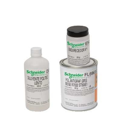 NSYAUPG5 Antigrafiti nebo obnovitelná barva pro polyester 5kg=4 kg barva+1kg tužidlo, Schneider Electric